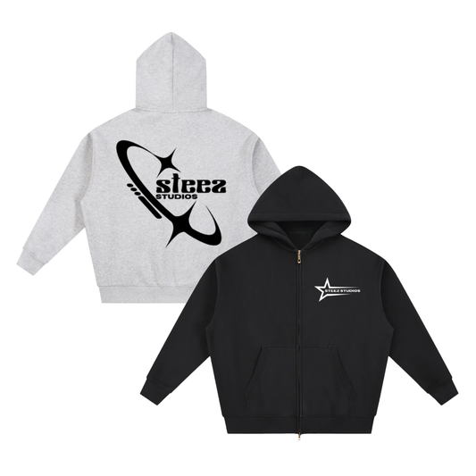"COSMIC STEEZ" ZIP-UP HOODIE