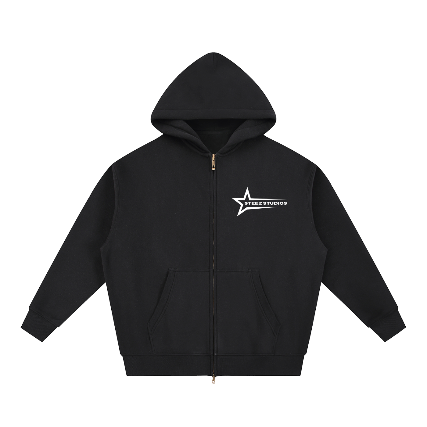 "STREET STEEZ" ZIP-UP HOODIE