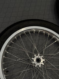 Talaria XXX / MX4, MX3, Sting - Supermoto Wheelset (Thick/Wide) - Chrome Silver