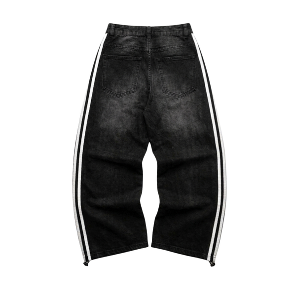 STEEZ LIGHT WASH BAGGY DENIM