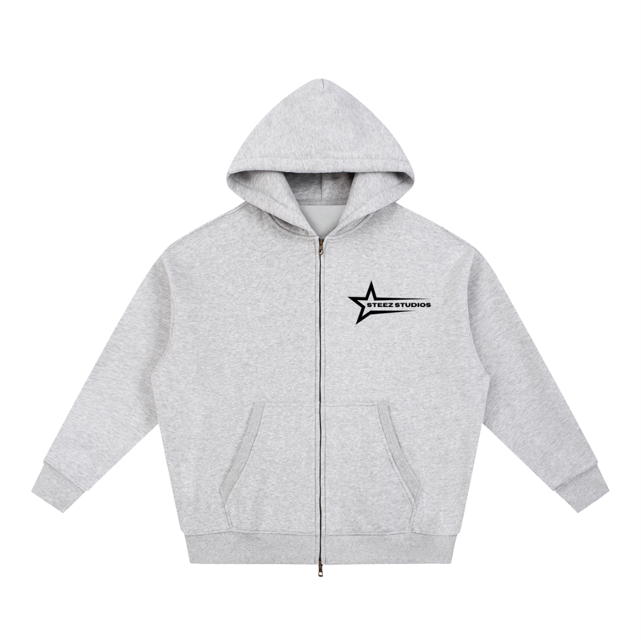 "STREET STEEZ" ZIP-UP HOODIE