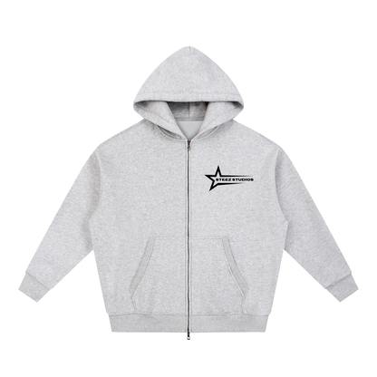 "STREET STEEZ" ZIP-UP HOODIE
